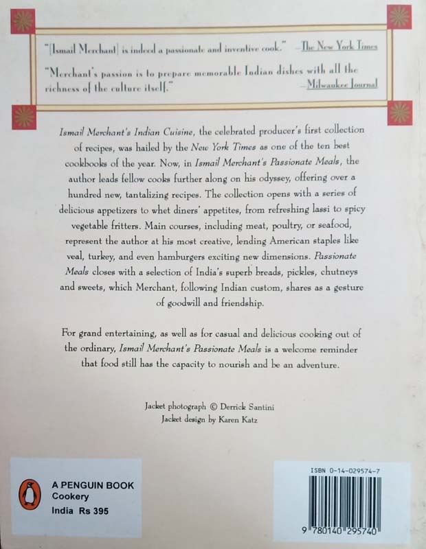 Passionate Meals (back)
