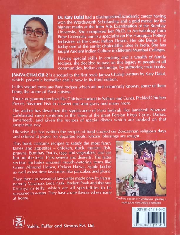 Jamva Chaloji-2 : More Parsi Delicacies To Tickle Your Palate (back)