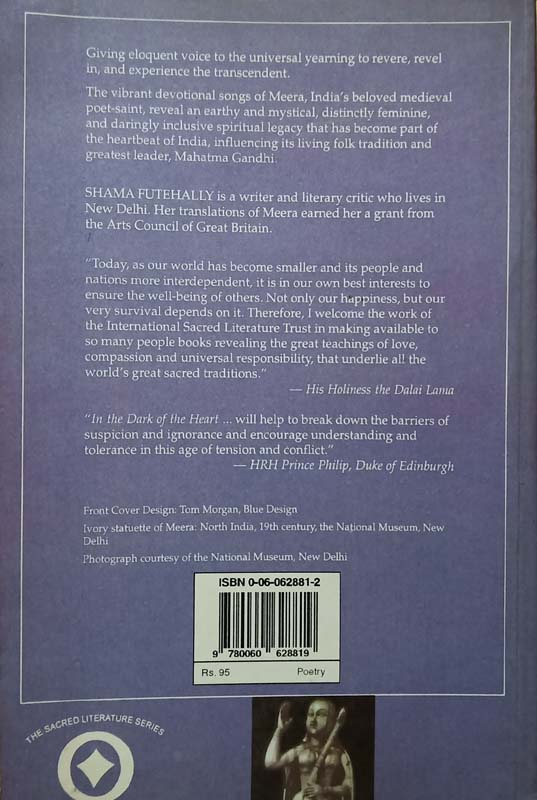 In The Dark Of The Heart : Songs Of Meera (back)