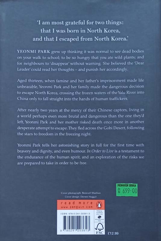 In Order To Live (back)