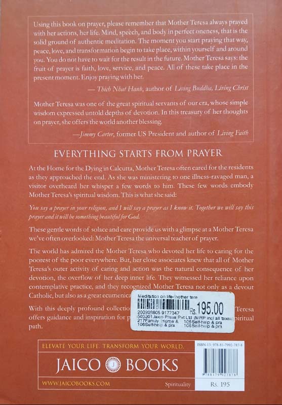 Meditations On Life (back)
