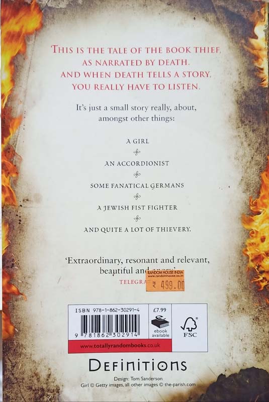 The Book Thief (back)
