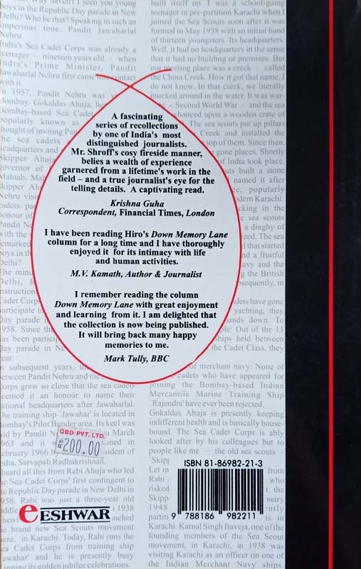 Down Memory Lane (back)