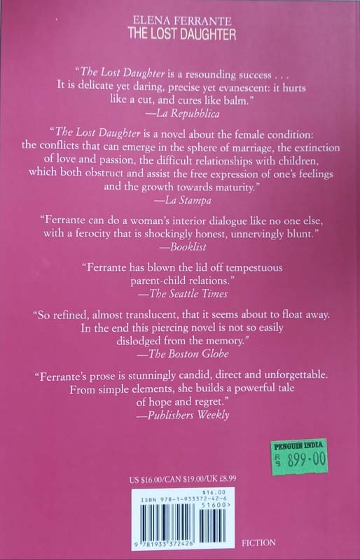 The Lost Daughter (back)