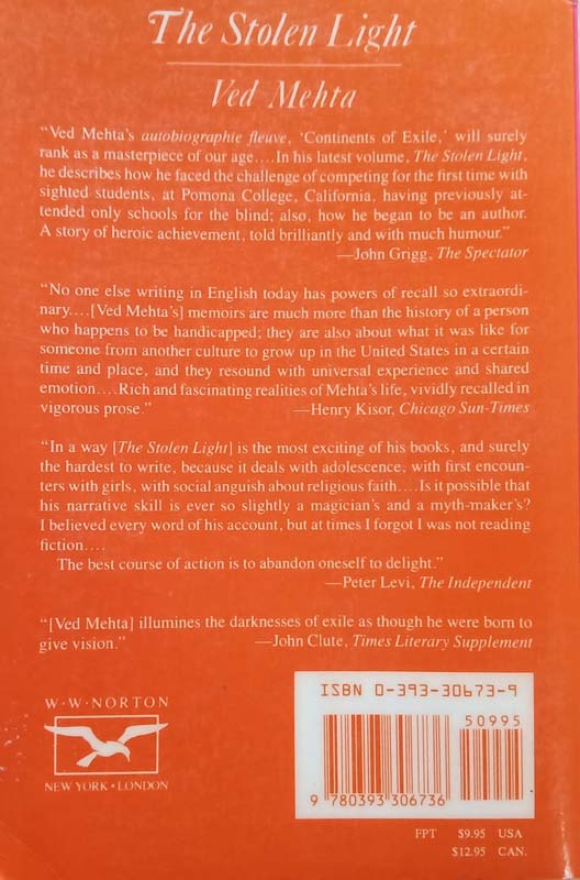 The Stolen Light (back)