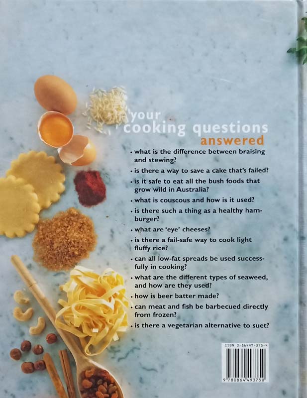 Your Cooking Questions Answered (back)