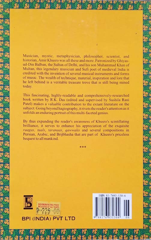 Ameer Khusro (The Great Indian) (back)