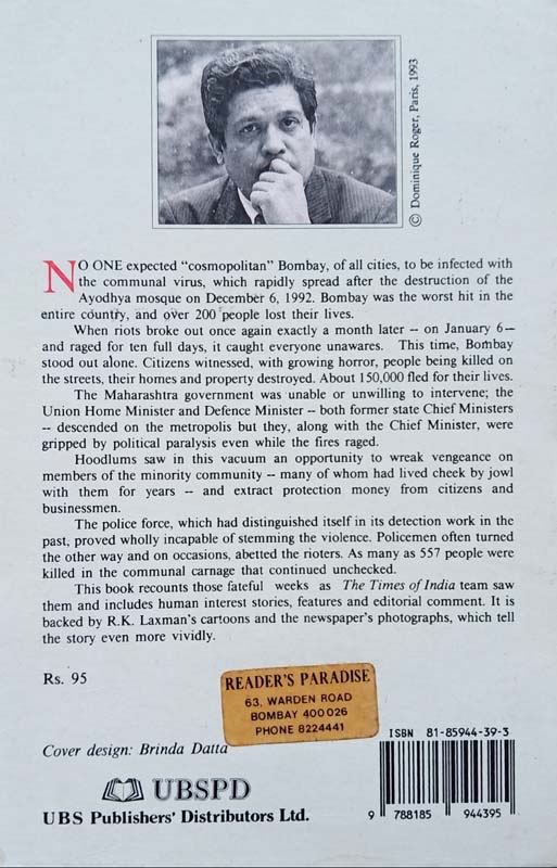 When Bombay Burned (back)