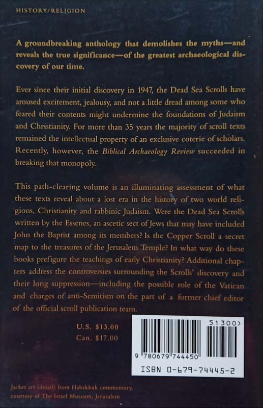 Understanding The Dead Sea Scrolls (back)