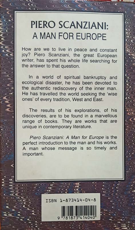 Piero Scanziani (A Man For Europe) (back)