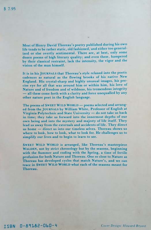 Sweet Wild World (back)
