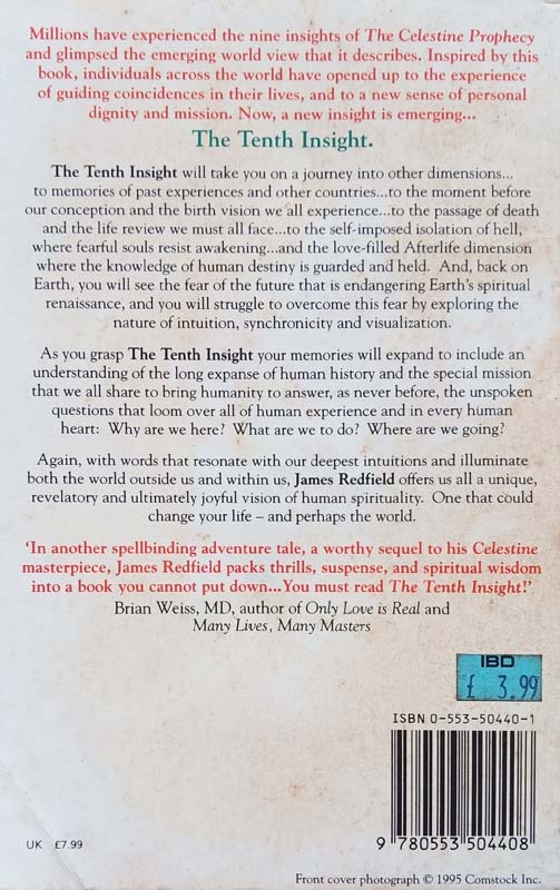 The Tenth Insight (back)