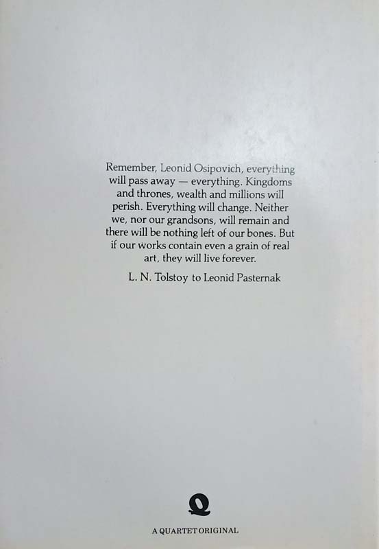 The Memoirs Of Leonid Pasternak (back)