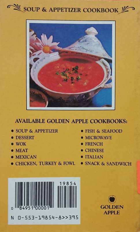 Soup And Appetizer Cookbook (back)