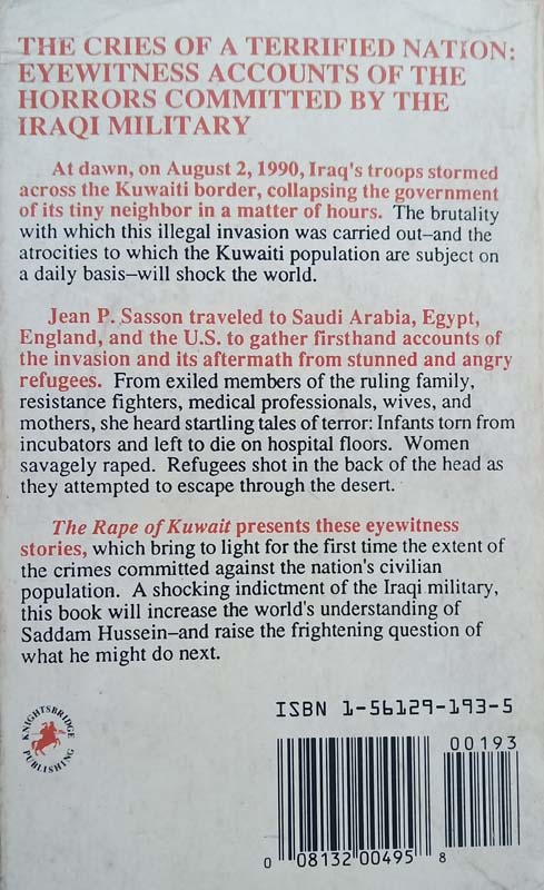 The Rape Of Kuwait (back)