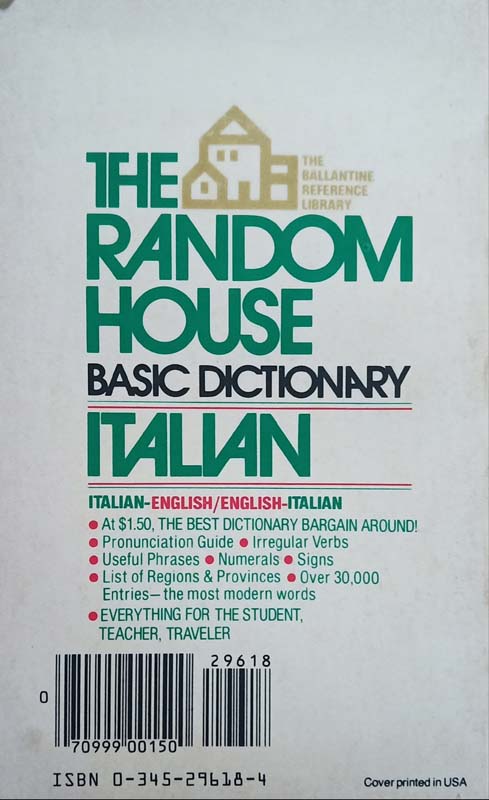 The Random House Basic Dictionary (back)