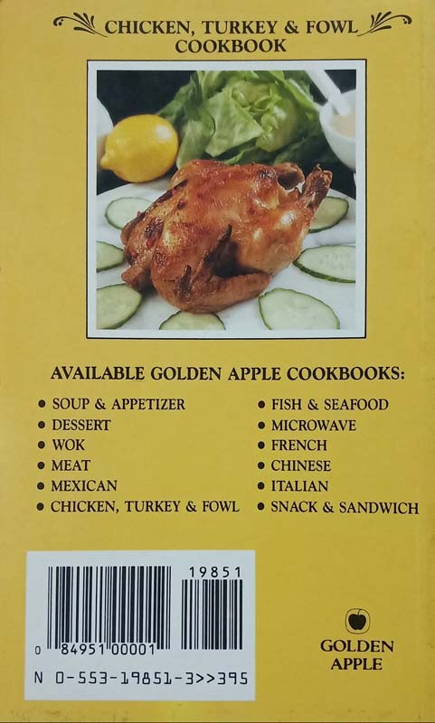 Chicken Turkey & Fowl Cookbook (back)