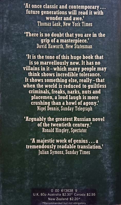 Alexander Solzhenitsyn : The First Circle (back)