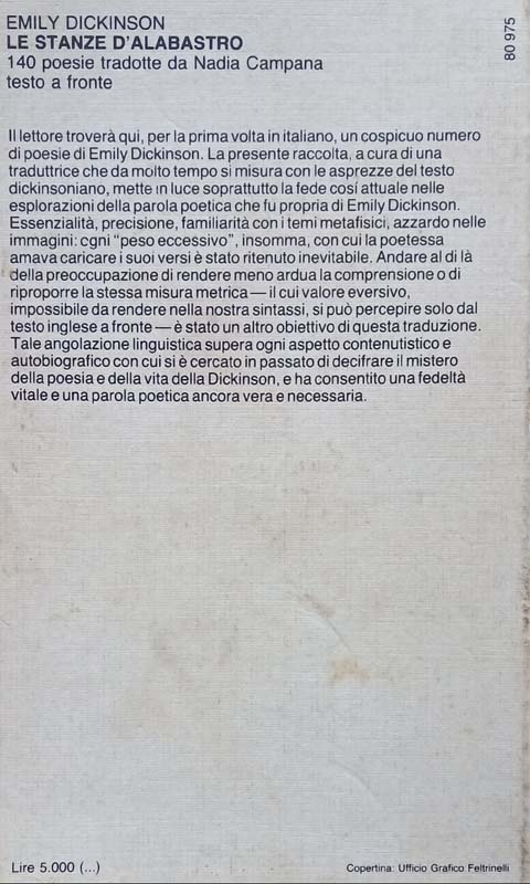 Le Stanze D'Alabastro (back)