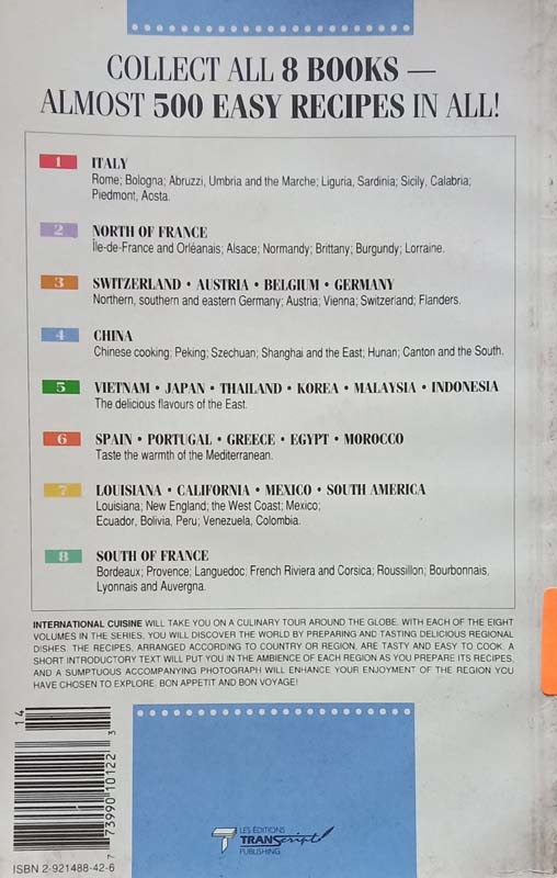 International Cuisine : Volume 4 : China (back)