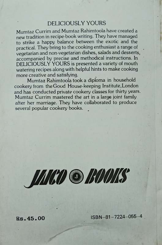 Deliciously Yours (back)