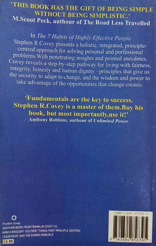 The 7 Habits Of Highly Effective People (back)