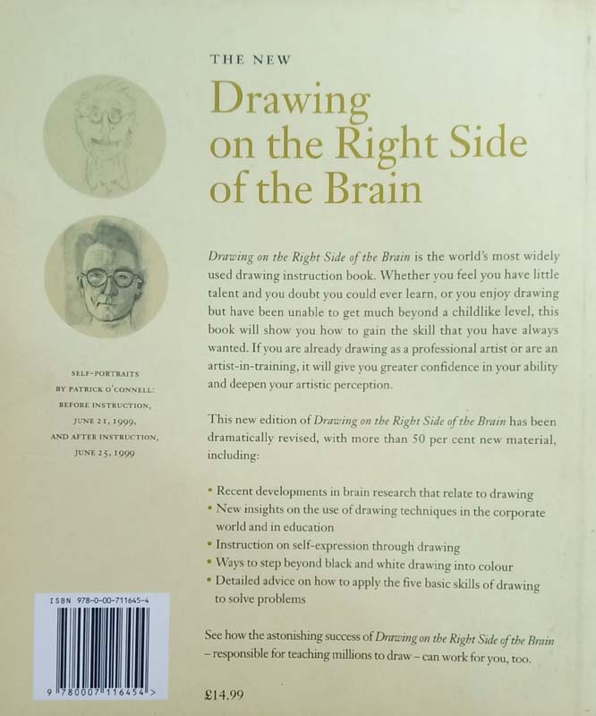 The New Drawing On The Right Side Of The Brain (back)