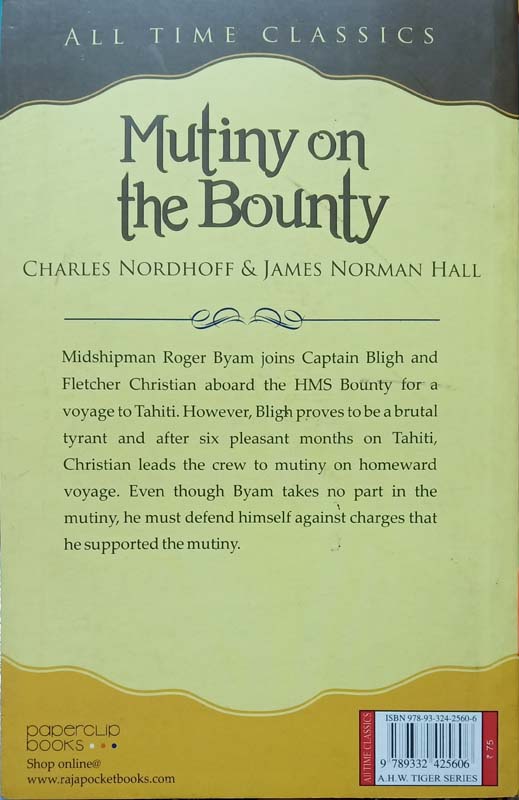 Classics : Mutiny On  The Bounty (back)