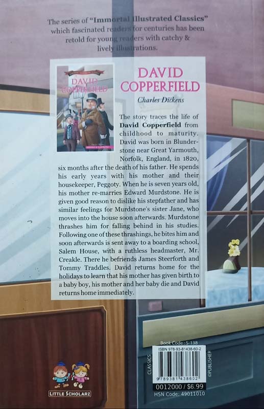 Immortal Illustrated Classics : David Copper Field (back)