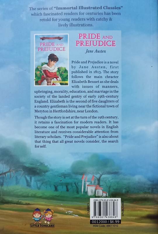 Immortal Illustrated Classics : Pride And Prejudice (back)