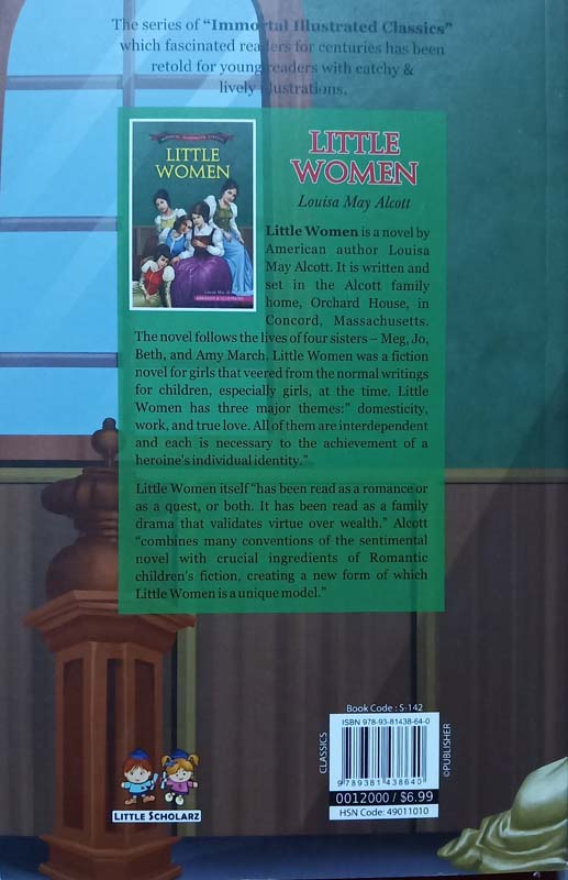Immortal Illustrated Classics : Little Women (back)