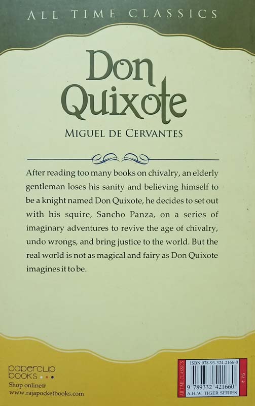 Classics : Don Quixote (back)