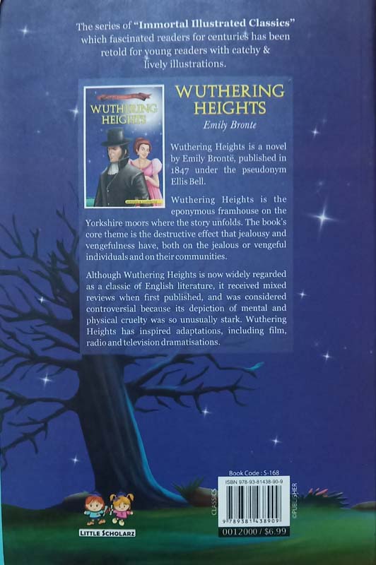Immortal Illustrated Classics : Wuthering Heights (back)