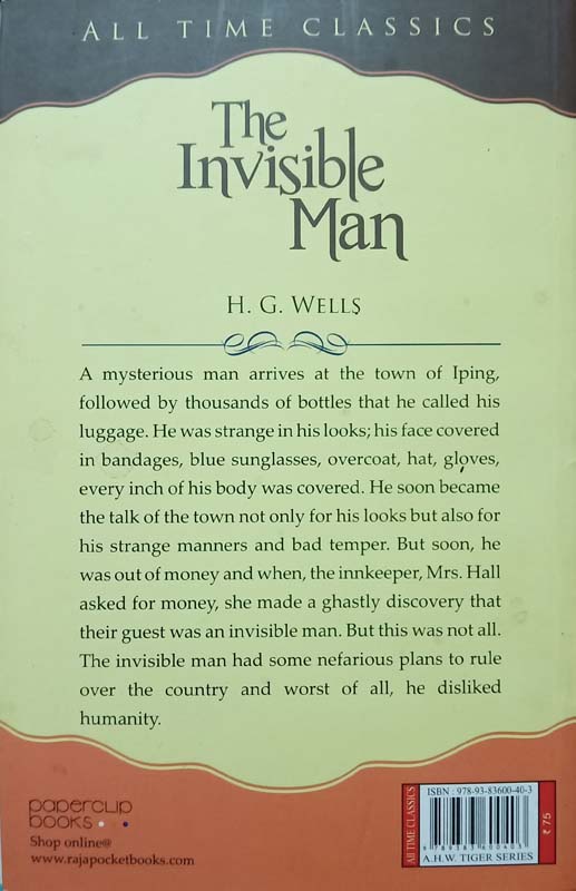 Classics : The Invisible Man (back)