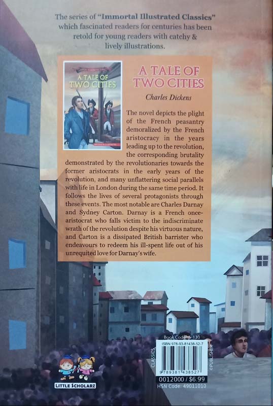 Immortal Illustrated Classics : A Tale Of Two Cities (back)