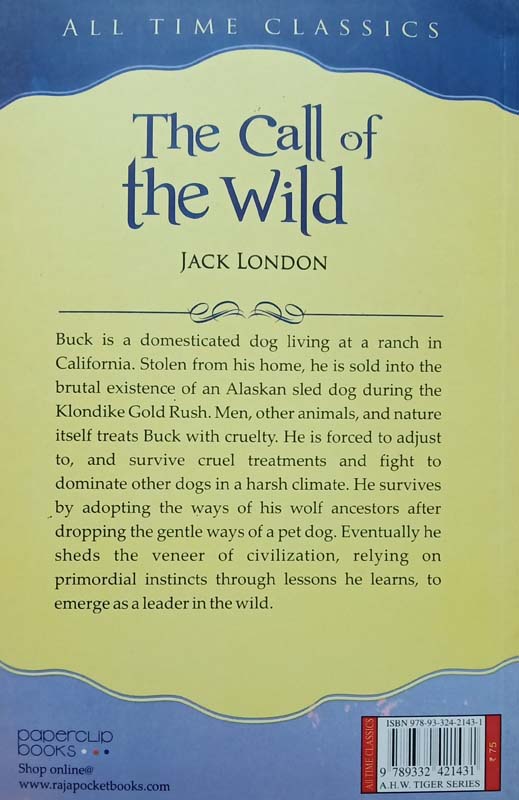 Classics : The Call Of The Wild (back)