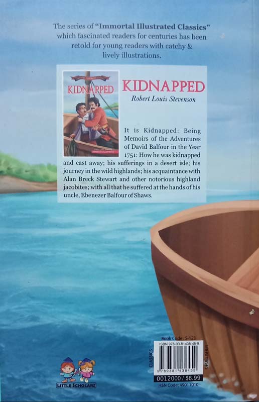 Immortal Illustrated Classics : Kidnapped (back)