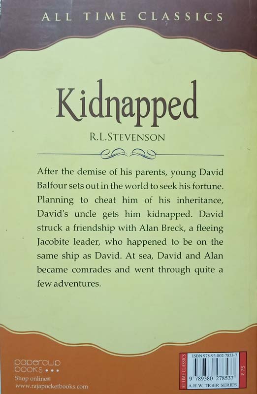 Classics : Kidnapped (back)
