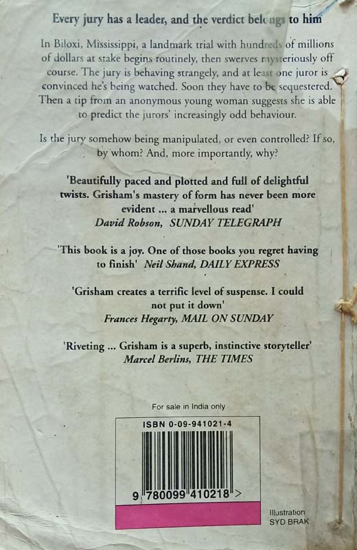 The Runaway Jury (back)