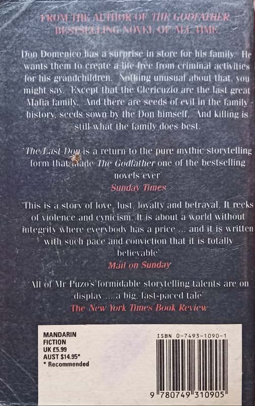The Last Don (back)