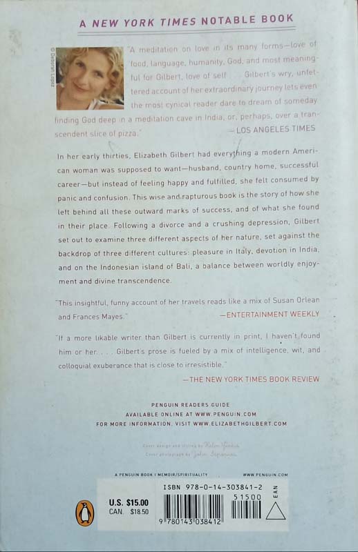 Eat Pray Love (back)