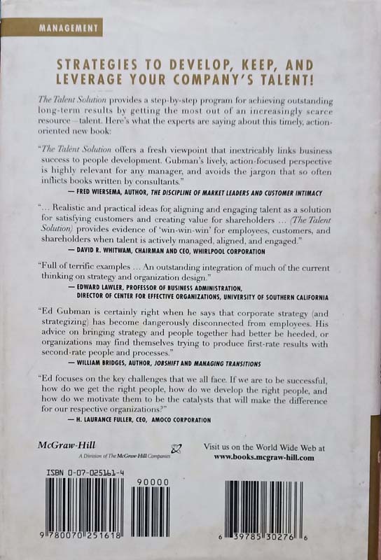 The Talent Solution (back)