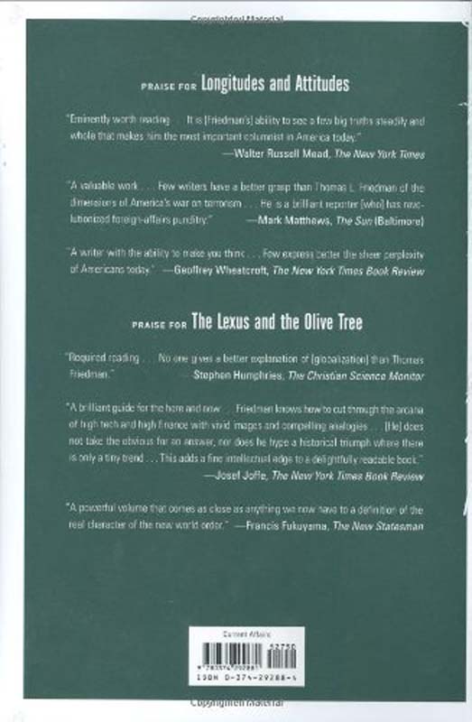The World Is Flat : The Brief History Of The Twenty-first Century (back)