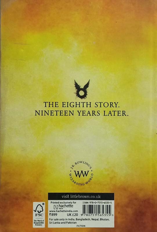 Harry Potter And The cursed Child : Part One & Two (back)