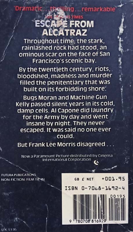 Escape From Alcatraz (back)