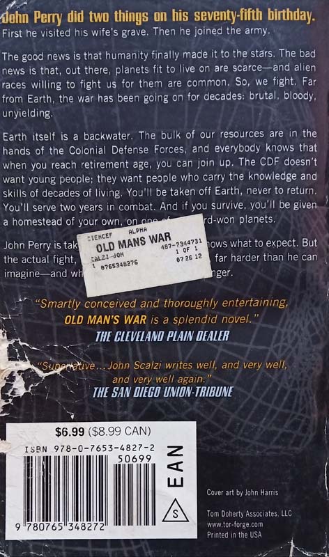Old Man's War (back)