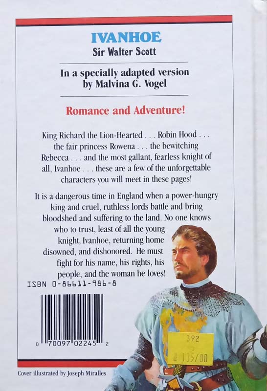 Great Illustratedc Classics : Ivanhoe (back)