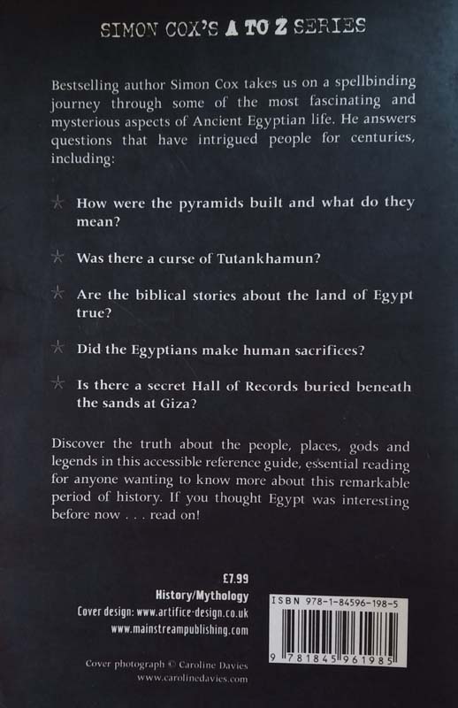 An A To Z Of Ancient Egypt (back)