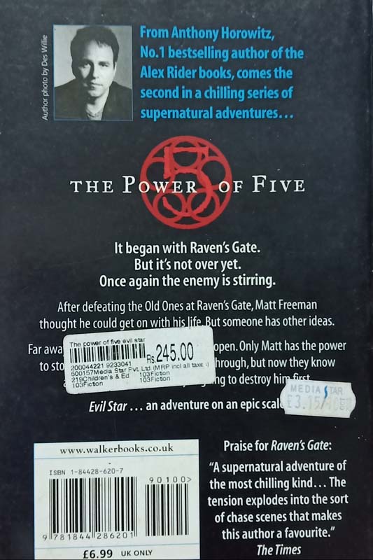 The Power Of Five Evil Star (back)
