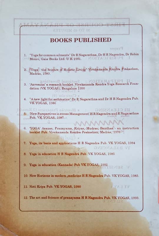 The Art & Science Of Pranayama (back)
